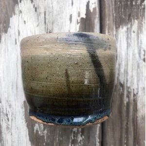 I hand-sculpted this glazed ceramic piece!